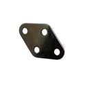 4 Pc Set Marine T304 Stainless Steel Diamond Pad Eye, Welded Eye Pad Lift Rig for Rope, Chain, Cable, and Deck Hardware