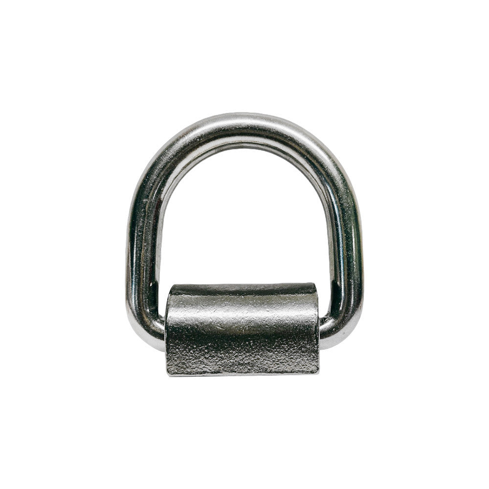 4 Pc Set T316 Stainless Steel Weld-On Lashing Ring D-Ring, Marine Boat Anchor Ring for Tie Down, Rigging, Deck, and Dock Hardware