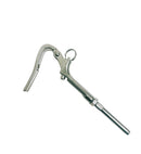 10 Pc Set Marine T316 Stainless Steel Pelican Hook for Cable Wire, Boat Shackle Connector for Lifeline, Rigging, and Deck Hardware