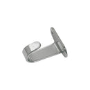 10 Pc Set Marine T316 Stainless Steel Top Mount Flat Hook Single Hook for Deck, Dock, Cabin, Rope, Line, and Boat Hardware