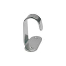 10 Pc Set Marine T316 Stainless Steel Top Mount Flat Hook Single Hook for Deck, Dock, Cabin, Rope, Line, and Boat Hardware