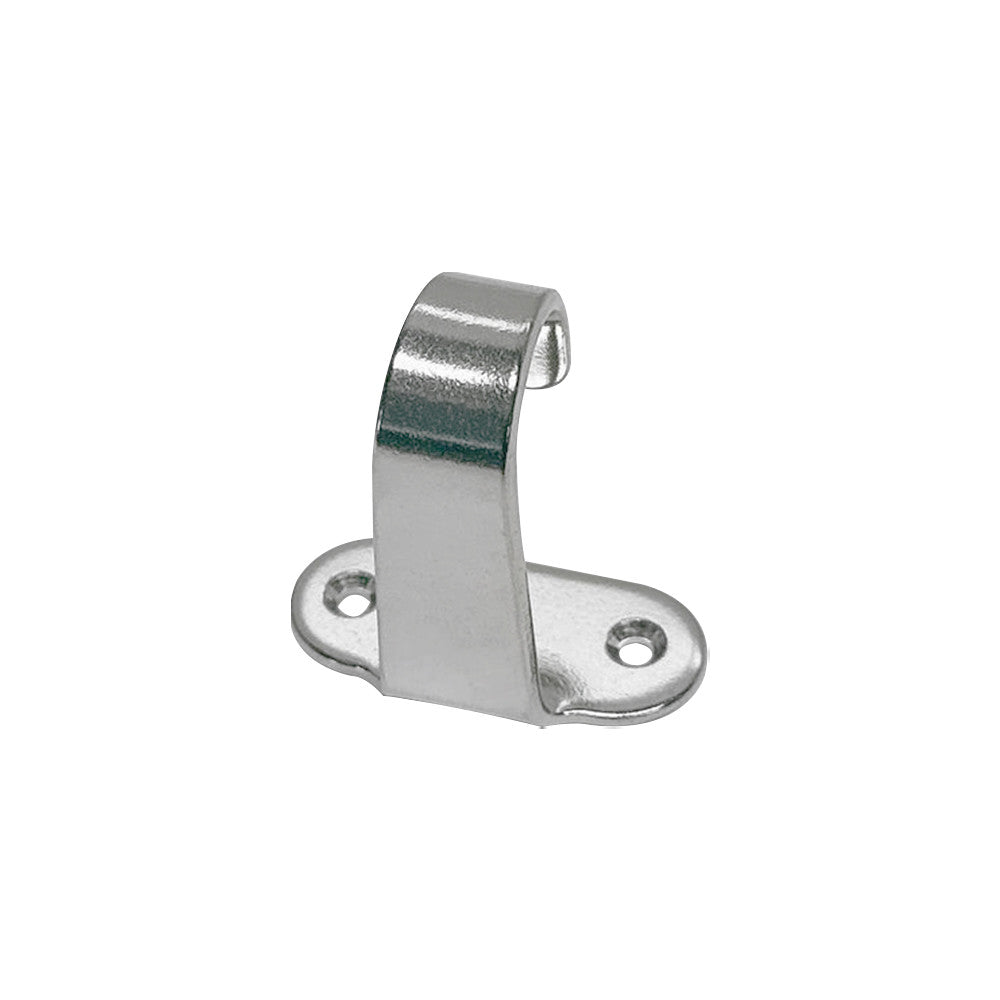 10 Pc Set Marine T316 Stainless Steel Top Mount Flat Hook Single Hook for Deck, Dock, Cabin, Rope, Line, and Boat Hardware