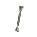 T316 Stainless Steel Hook Hook and Jaw Jaw Turnbuckle, Marine Swivel Lift Rigging Tensioner for Cable, Chain, and Rope