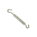 T316 Stainless Steel Hook Hook and Jaw Jaw Turnbuckle, Marine Swivel Lift Rigging Tensioner for Cable, Chain, and Rope