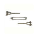 T316 Stainless Steel Hook Hook and Jaw Jaw Turnbuckle, Marine Swivel Lift Rigging Tensioner for Cable, Chain, and Rope