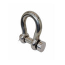 Marine Boat Mil-Spec T316 Stainless Steel Forged Round Pin Anchor Shackle, Marine Grade Rigging Shackle for Chain and Cable