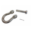 Marine Boat Mil-Spec T316 Stainless Steel Forged Round Pin Anchor Shackle, Marine Grade Rigging Shackle for Chain and Cable