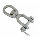 T316 Stainless Steel Drop Forged Mil Spec Jaw & Eye Marine Mooring Swivel, Boat Rigging Connector for Chain, Rope, and Anchor Use