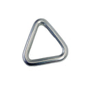 4 Pc Set Marine T316 Stainless Steel Triangle Ring, Formed Welded Rigging Ring for Boat, Chain, Rope, Cable, and Outdoor Hardware