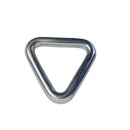 4 Pc Set Marine T316 Stainless Steel Triangle Ring, Formed Welded Rigging Ring for Boat, Chain, Rope, Cable, and Outdoor Hardware