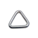 4 Pc Set Marine T316 Stainless Steel Triangle Ring, Formed Welded Rigging Ring for Boat, Chain, Rope, Cable, and Outdoor Hardware