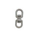 Mil Spec Marine 316 Stainless Steel Drop Forged Eye Eye Swivel, Boat Rigging Swivel Connector for Chain, Rope, and Cable