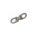 Mil Spec Marine 316 Stainless Steel Drop Forged Eye Eye Swivel, Boat Rigging Swivel Connector for Chain, Rope, and Cable