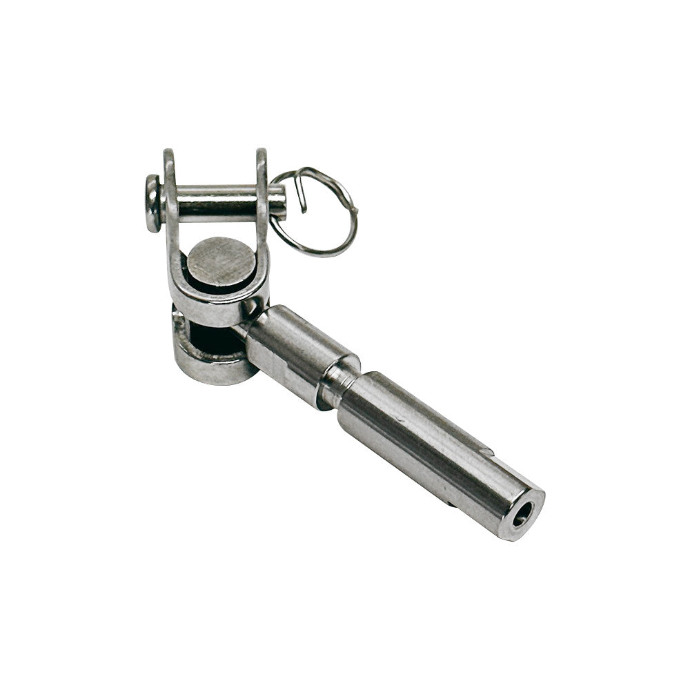 Stainless Steel Swageless Toggle Jaw for Cable, Marine Boat Wire Railing Jaw Fitting for Deck, Stair, Balcony, Dock, and Rigging Systems