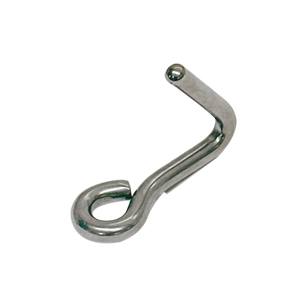 Stainless Steel Downhaul Hook for Marine Boat Rigging, Lifting Hook for Sailboat Lines, Rope, Chain, Dock Hardware, and Outdoor Use