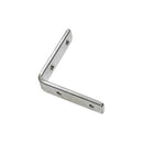 10 Pc Set T316 Stainless Steel Rectangle Angle Plate for Marine Boat Rigging, Heavy Duty Lifting Hardware for Dock, Deck, Sailboat, Rope, Chain, and Cable