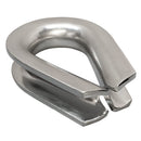 5 Pc Set Marine Heavy Duty T316 Stainless Steel Thimble, Wire Rope Chain Anchor Cable Thimble for 1/8" to 7/8"