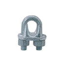 Galvanized Drop Forged Steel Wire Rope Clips, Marine Cable Clamps for Rigging, Cable Railing, Rope Loop Ends, Boat, Dock, and Outdoor Use