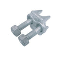 Galvanized Drop Forged Steel Wire Rope Clips, Marine Cable Clamps for Rigging, Cable Railing, Rope Loop Ends, Boat, Dock, and Outdoor Use