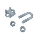 Galvanized Drop Forged Steel Wire Rope Clips, Marine Cable Clamps for Rigging, Cable Railing, Rope Loop Ends, Boat, Dock, and Outdoor Use