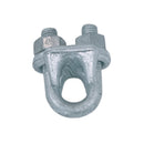 Galvanized Drop Forged Steel Wire Rope Clips, Marine Cable Clamps for Rigging, Cable Railing, Rope Loop Ends, Boat, Dock, and Outdoor Use