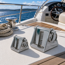 T316 Stainless Steel Anchor Chain Stopper, Marine Grade Chain Stop for Anchor Chain and Boat Deck Hardware