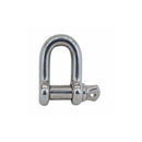 Mil Spec T316 Stainless Steel Forged Screw Pin Chain Shackle, Marine Grade Rigging Shackle for Chain, Rope, Cable, and Boat Hardware
