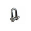 Mil Spec T316 Stainless Steel Forged Screw Pin Chain Shackle, Marine Grade Rigging Shackle for Chain, Rope, Cable, and Boat Hardware