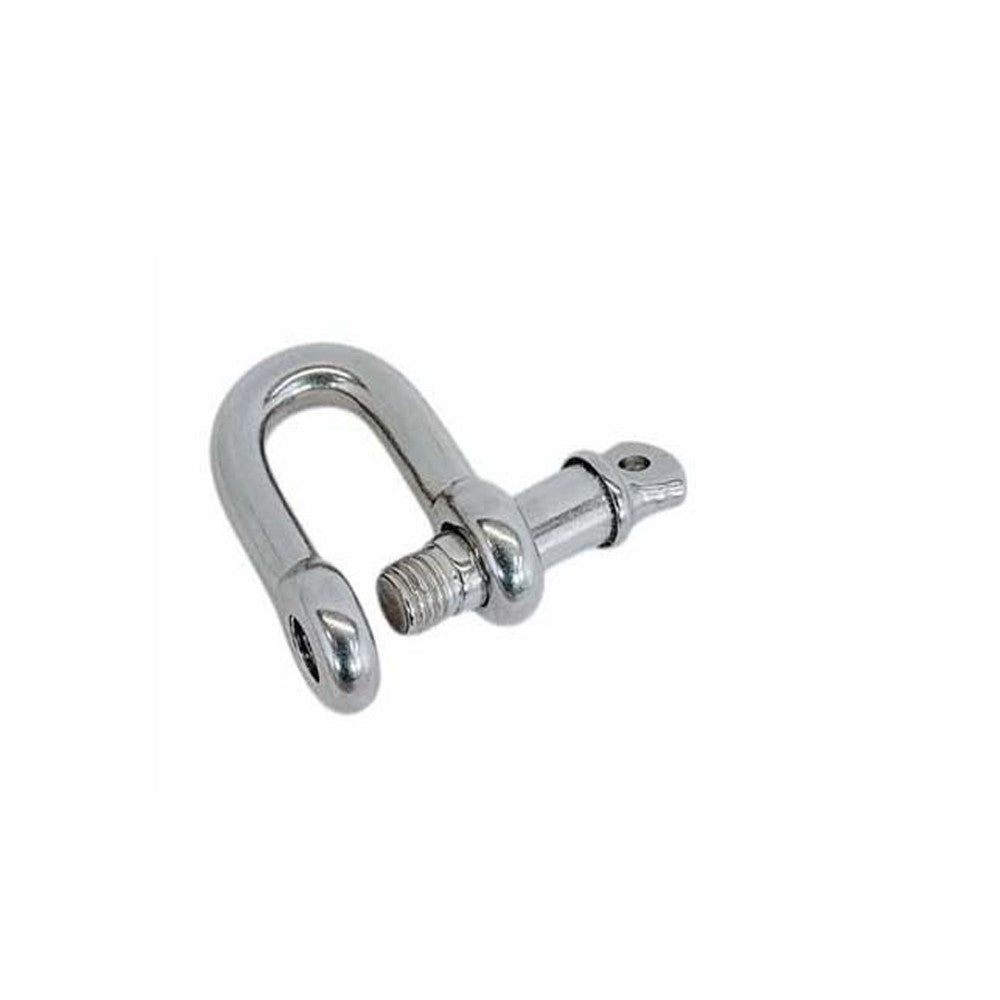 Mil Spec T316 Stainless Steel Forged Screw Pin Chain Shackle, Marine Grade Rigging Shackle for Chain, Rope, Cable, and Boat Hardware