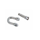 Mil Spec T316 Stainless Steel Forged Screw Pin Chain Shackle, Marine Grade Rigging Shackle for Chain, Rope, Cable, and Boat Hardware