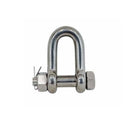 Mil Spec T316 Stainless Steel Forged Bolt Pin Chain Shackle, Marine Grade Rigging Shackle for Chain, Rope, Cable, and Anchor Use