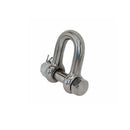 Mil Spec T316 Stainless Steel Forged Bolt Pin Chain Shackle, Marine Grade Rigging Shackle for Chain, Rope, Cable, and Anchor Use