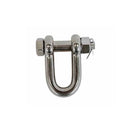 Mil Spec T316 Stainless Steel Forged Bolt Pin Chain Shackle, Marine Grade Rigging Shackle for Chain, Rope, Cable, and Anchor Use