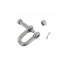 Mil Spec T316 Stainless Steel Forged Bolt Pin Chain Shackle, Marine Grade Rigging Shackle for Chain, Rope, Cable, and Anchor Use