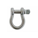 Mil Spec Non-Magnetic T316 Stainless Steel Screw Pin Anchor Shackle, Drop Forged Marine Grade Rigging Shackle for Chain and Cable
