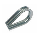 10 Pc Set T316 Stainless Steel Light Duty Wire Rope Thimble, Cable Eye Loop Protector for 3/32", 1/8", 3/16", 1/4", and 5/16" Cable