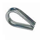 10 Pc Set T316 Stainless Steel Light Duty Wire Rope Thimble, Cable Eye Loop Protector for 3/32", 1/8", 3/16", 1/4", and 5/16" Cable