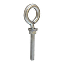 10 Pc Set Marine T316 Stainless Steel Turned Eye Bolt with Nut and Washers, Boat Rigging Eye Bolt for Deck, Dock, and Outdoor Use