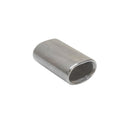 10 Pc Set T316 Stainless Steel Wire Rope Oval Sleeves with Chamfer, Cable Crimp Sleeves for 1/16" to 1/2" Wire Rope
