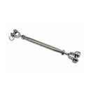 5 Pc Set T316 Stainless Steel Jaw Jaw Closed Body Turnbuckle, 3/16", 1/4", 5/16", 3/8", 5/8" Rigging Tensioner