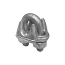 2 Pc Set Galvanized Drop Forged Wire Rope Clips, Marine Cable Clamps for 1/8", 3/16", 1/4", 5/16", 3/8", and 1/2" Cable
