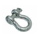 Galvanized Screw Pin Anchor Shackles , Heavy Duty Rigging Shackles for Chain, Rope, Cable, and Towing