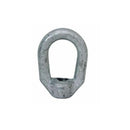 5 Pc Set Hot Dipped Galvanized Eye Nut Tap Thread, Drop Forged Carbon Steel Lifting Eye Nut for Rigging and Outdoor Use