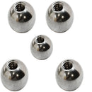 5 Pc Set Marine Stainless Steel T316 Ball Nut, UNC Cover Bolt Threading Cap Nut for Boat, Dock, and Outdoor Hardware