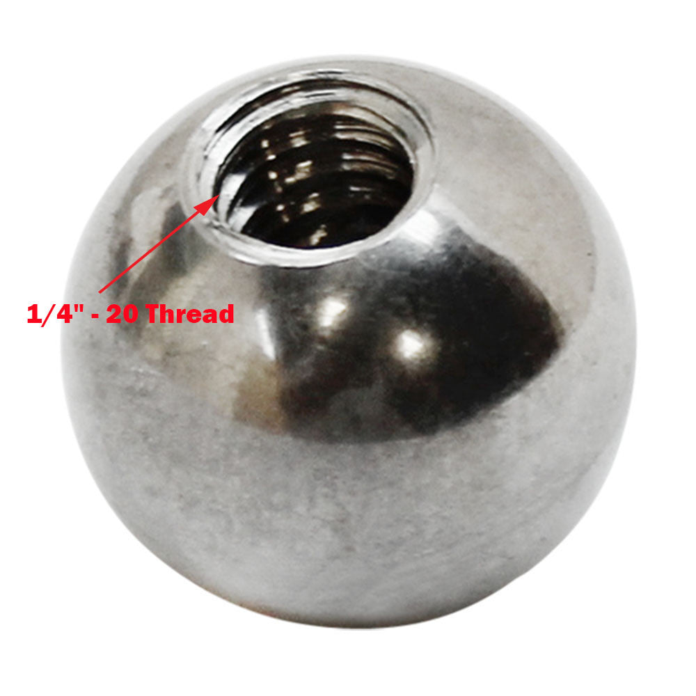 5 Pc Set Marine Stainless Steel T316 Ball Nut, UNC Cover Bolt Threading Cap Nut for Boat, Dock, and Outdoor Hardware