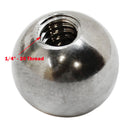 5 Pc Set Marine Stainless Steel T316 Ball Nut, UNC Cover Bolt Threading Cap Nut for Boat, Dock, and Outdoor Hardware