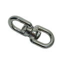 Stainless Steel T316 Eye Eye Swivel, Marine Mooring Rigging Connector for Boat, Dock, Anchor, Chain, Rope, and Cable