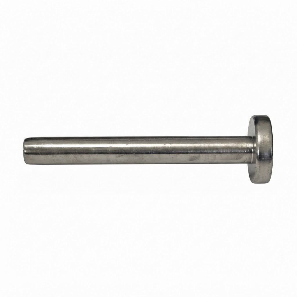 5 Pc Set T316 Stainless Steel Swage Dome Head Fitting for Cable Rail, Marine Wire Rope Railing Flat End Terminal