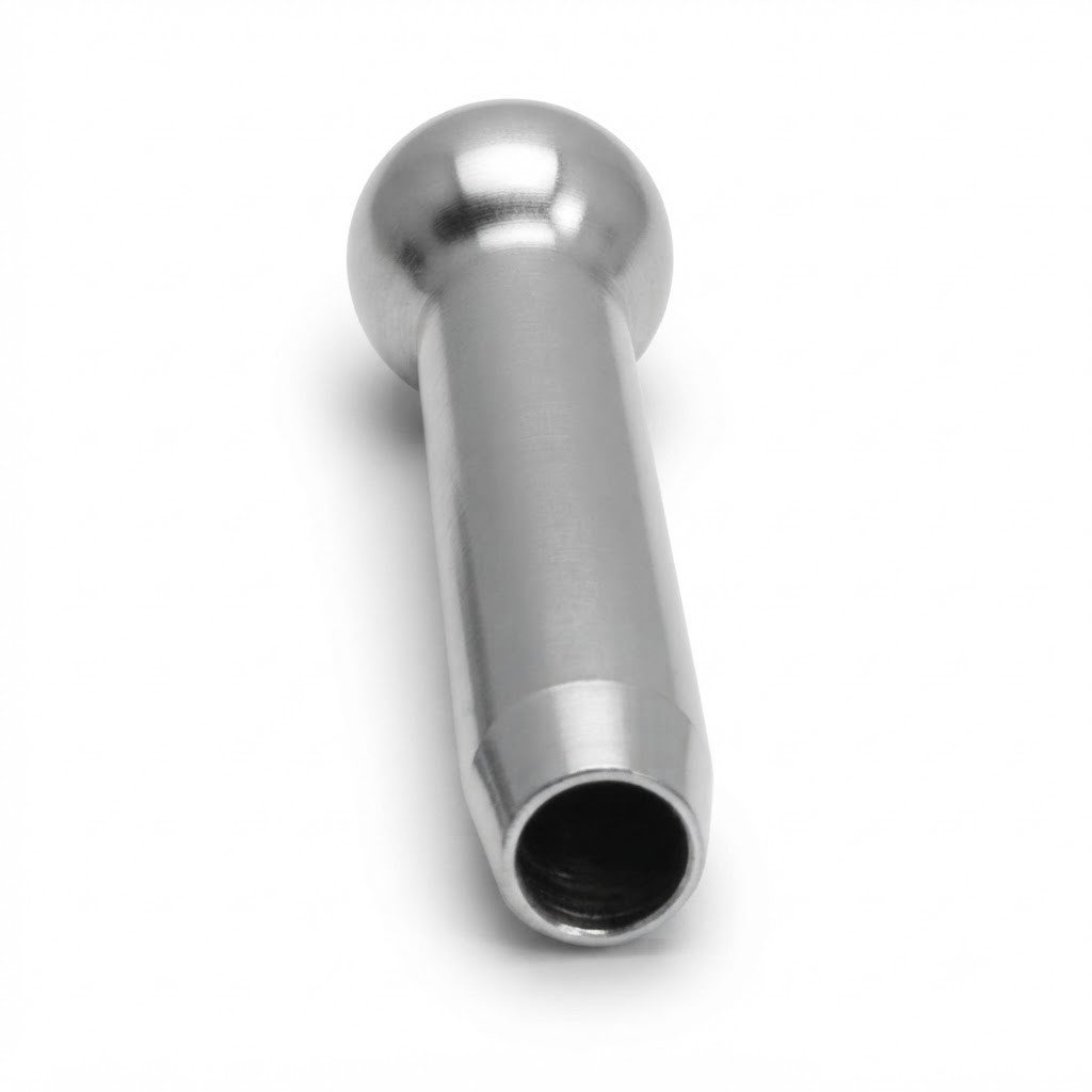 10 Pc Set T316 Stainless Steel Stemball Swage Fitting for Wood Post, Marine Wire Rope Terminal for Deck and Stair Rail