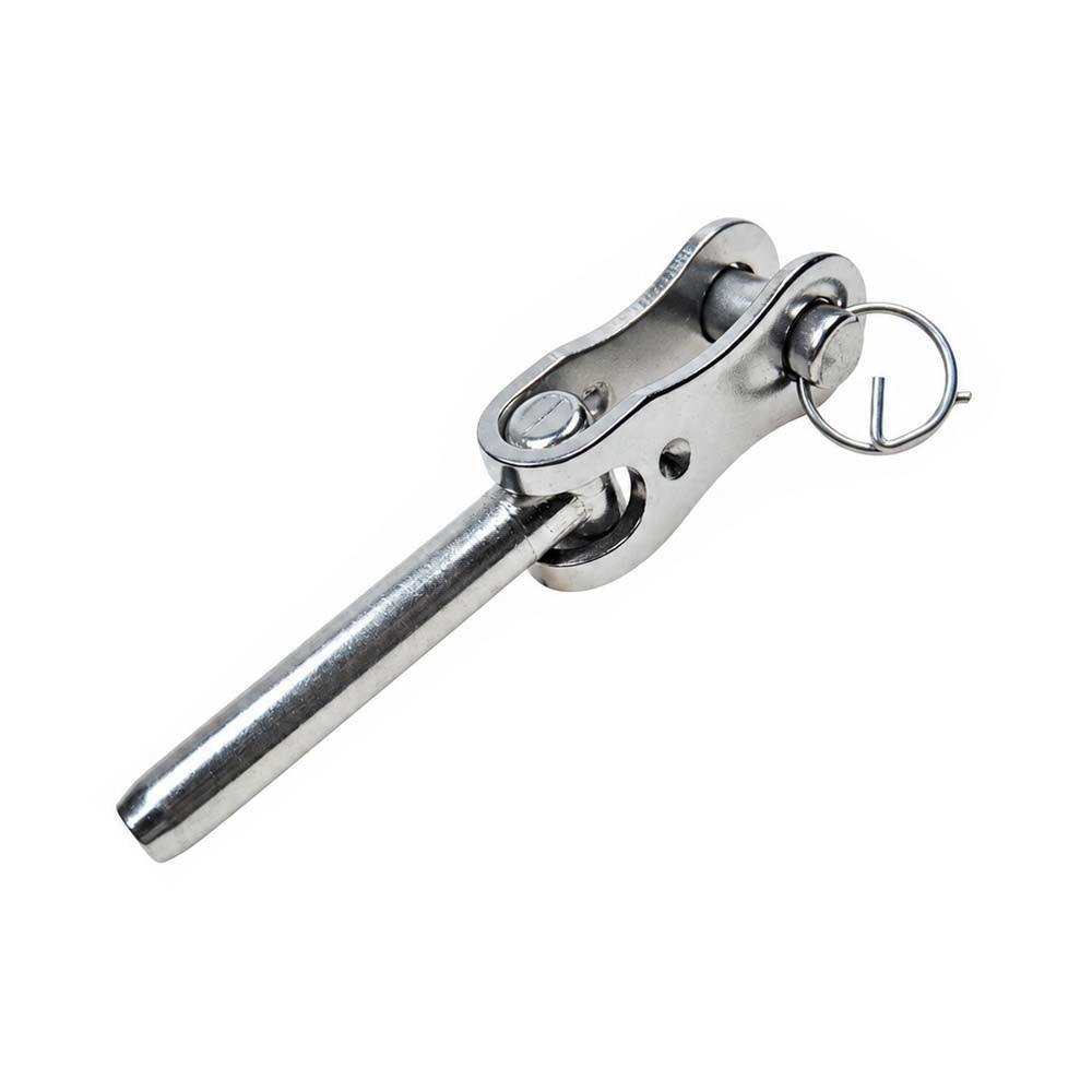 5 Pc Set T316 Stainless Steel Cable Wire Rope Hand Swage Toggle Terminal, Marine Cable Railing End Fitting for Deck, Stair, and Rigging
